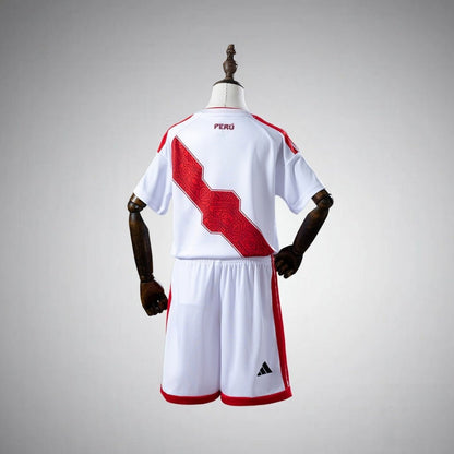 2026 Peru Home Kids Size Kit from FootballPrestige.club - Premium Football Kits