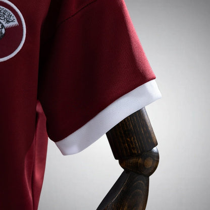 2026 Qatar Home Kids Size Kit from FootballPrestige.club - Premium Football Kits