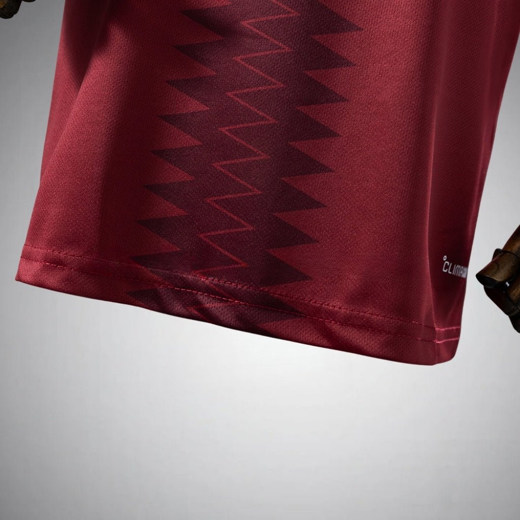 2026 Qatar Home Kids Size Kit from FootballPrestige.club - Premium Football Kits