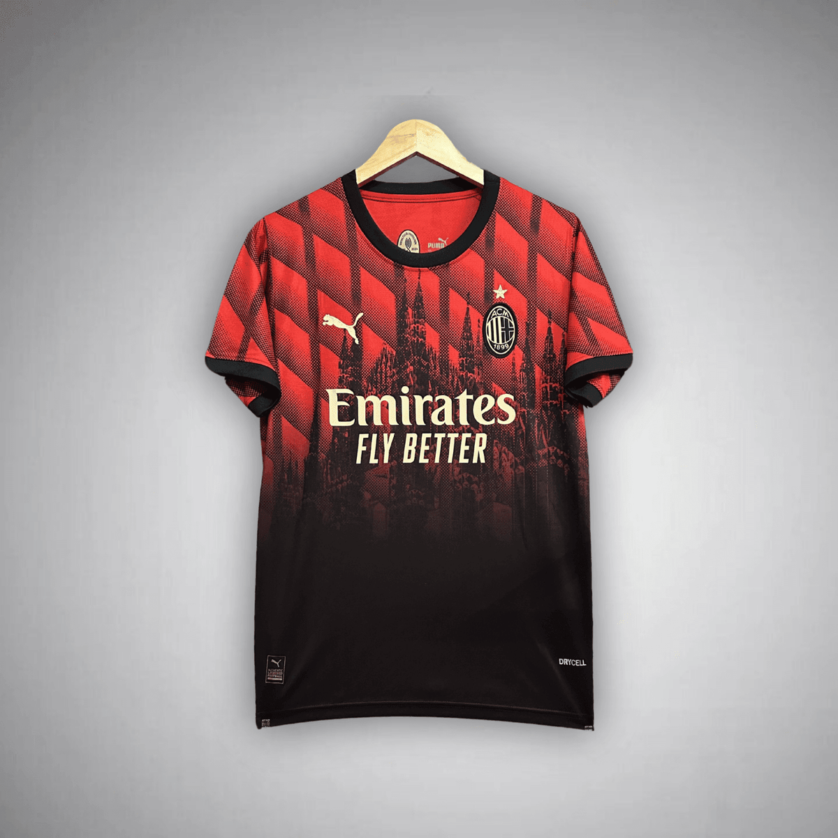 AC Milan "Cathedral" Premium Kit from FootballPrestige.club - Premium Football Kits