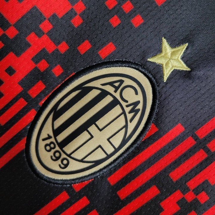 AC Milan "Milanese Mosaic" Premium Kit from FootballPrestige.club - Premium Football Kits