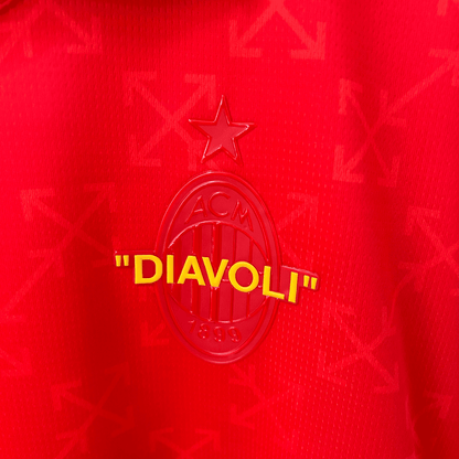 AC Milan x Off-White Premium Kit from FootballPrestige.club - Premium Football Kits