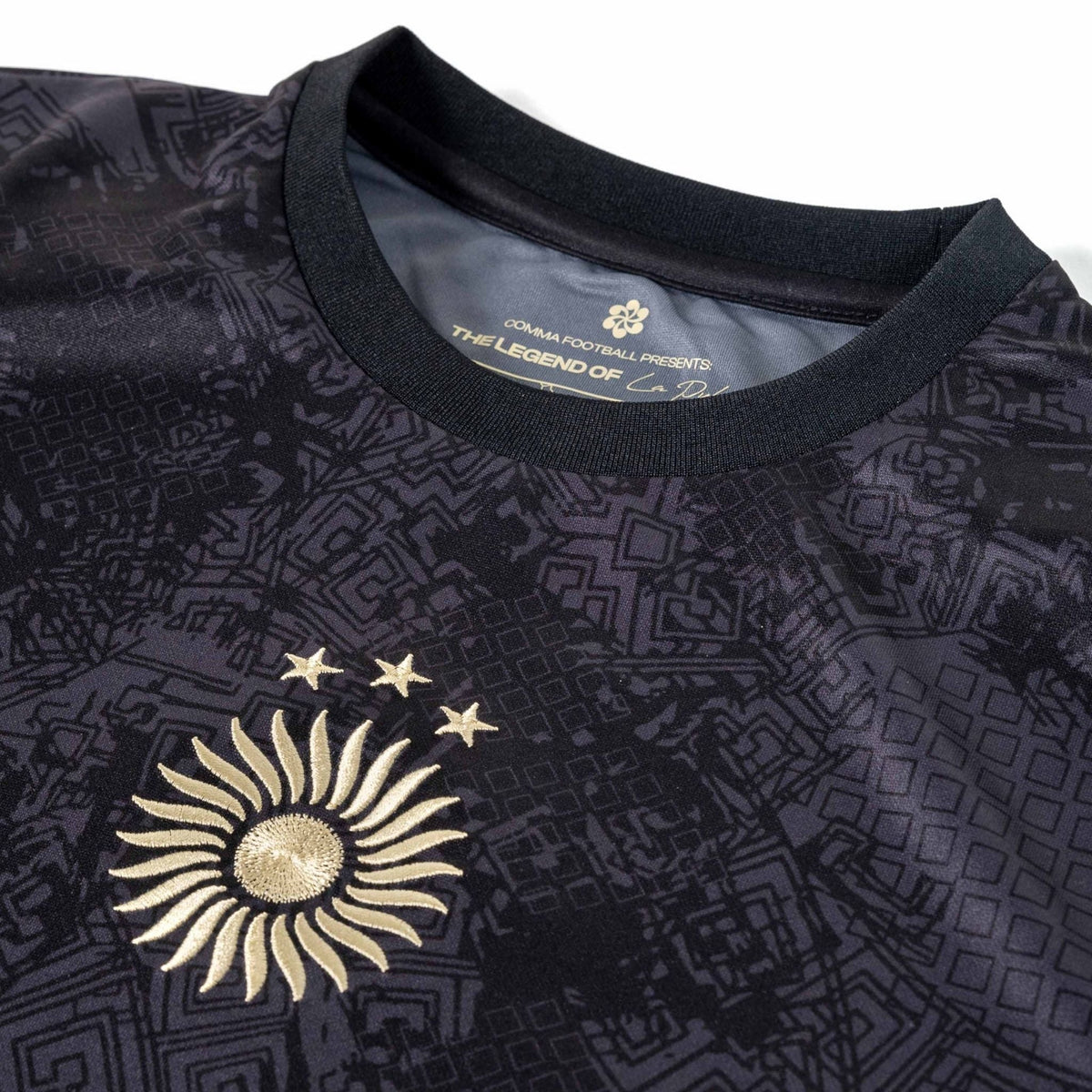 Argentina "La Pulga" Premium Black Kit from FootballPrestige.club - Premium Football Kits