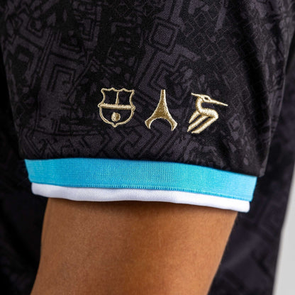 Argentina "La Pulga" Premium Black Kit from FootballPrestige.club - Premium Football Kits