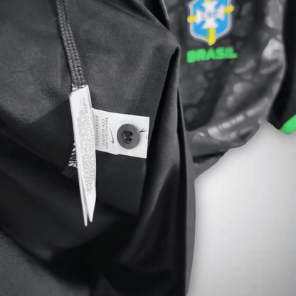 Brazil "Black Leopard" Premium Kit from FootballPrestige.club - Premium Football Kits