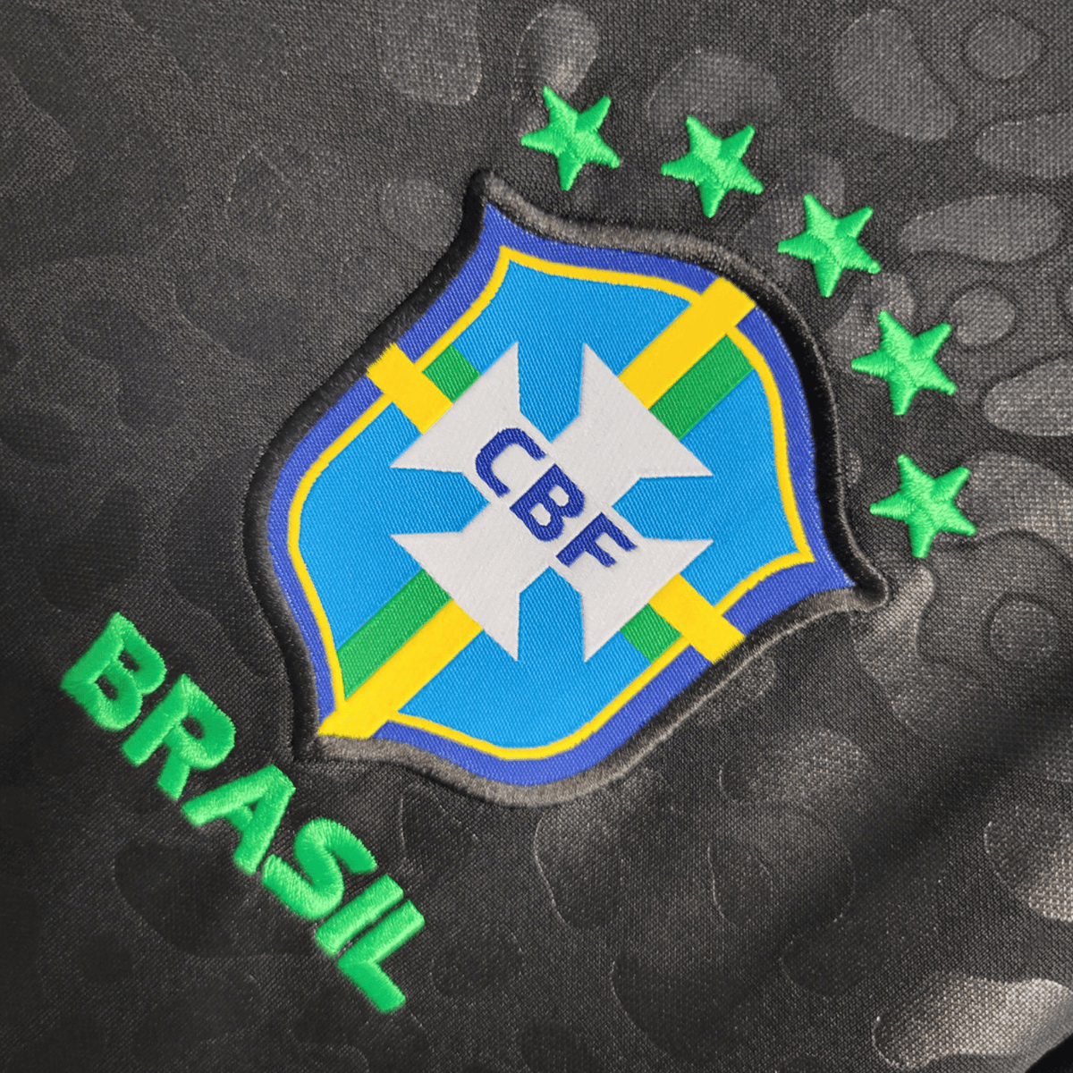 Brazil "Black Leopard" Premium Kit from FootballPrestige.club - Premium Football Kits