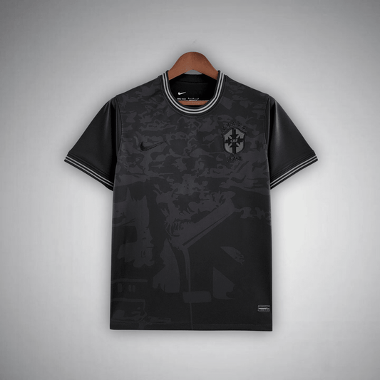 Brazil "Blackout" Premium Kit from FootballPrestige.club - Premium Football Kits
