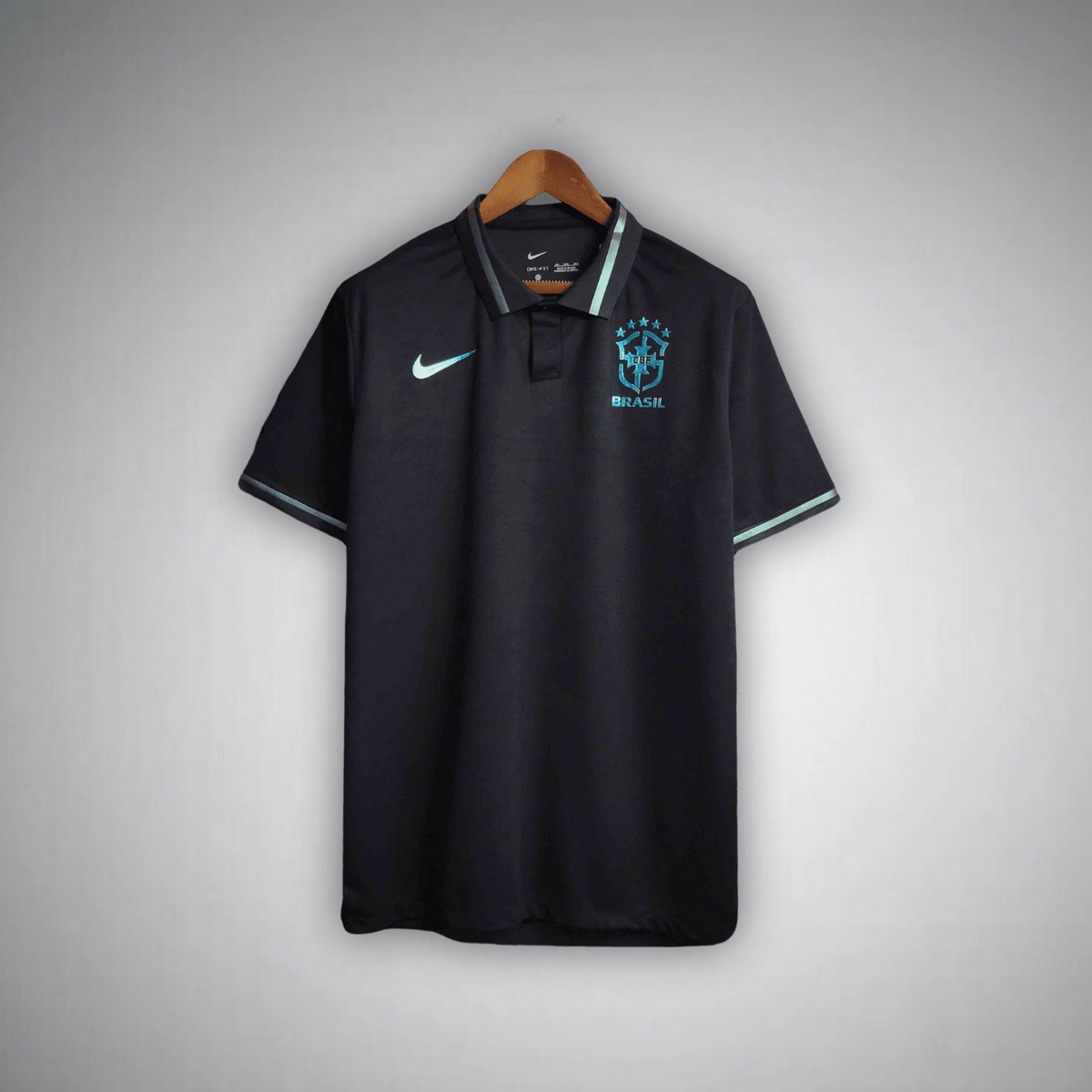 Brazil "Emerald Nights" Premium Polo T-shirt from FootballPrestige.club - Premium Football Kits
