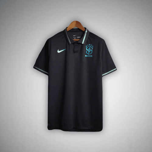 Brazil "Emerald Nights" Premium Polo T-shirt from FootballPrestige.club - Premium Football Kits