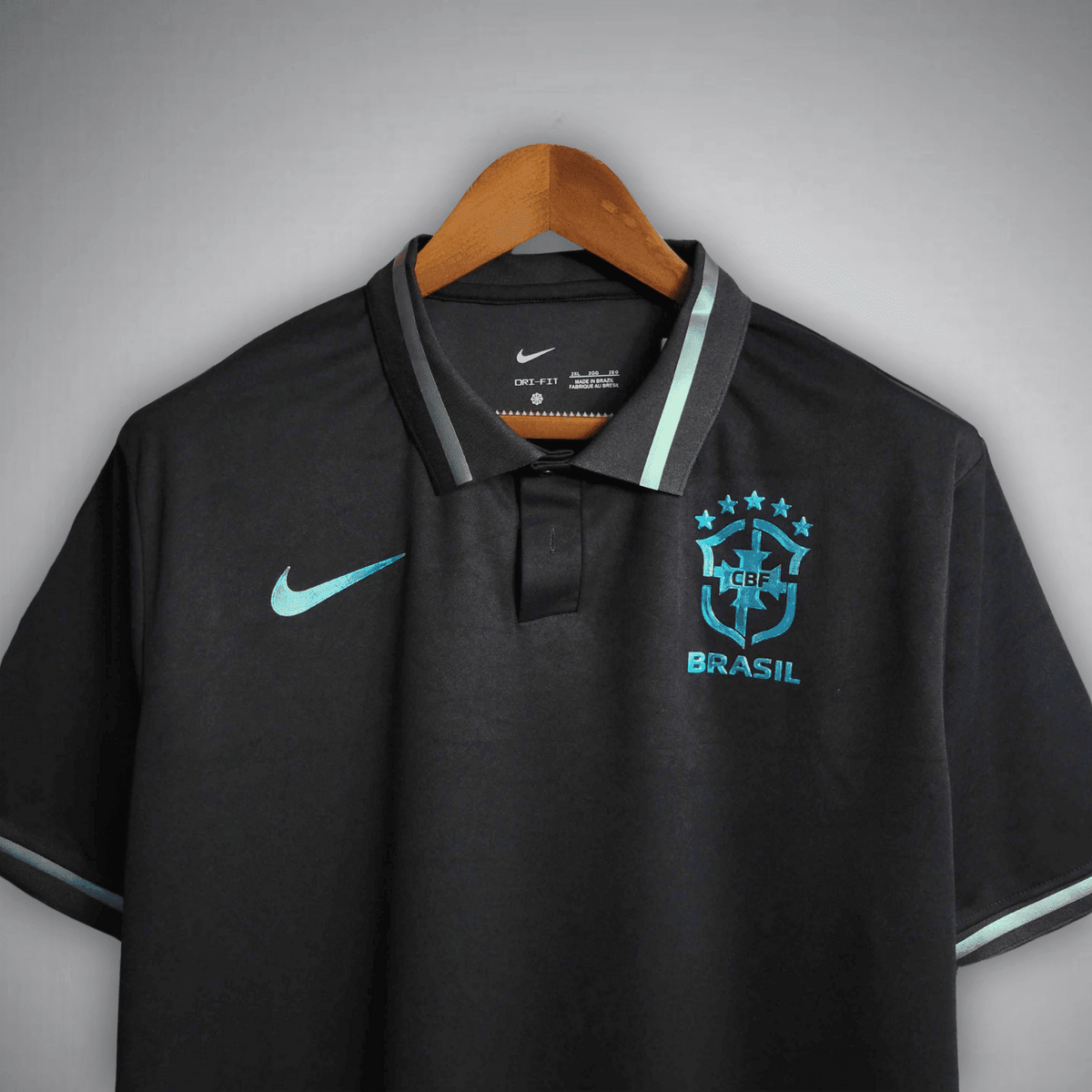 Brazil "Emerald Nights" Premium Polo T-shirt from FootballPrestige.club - Premium Football Kits