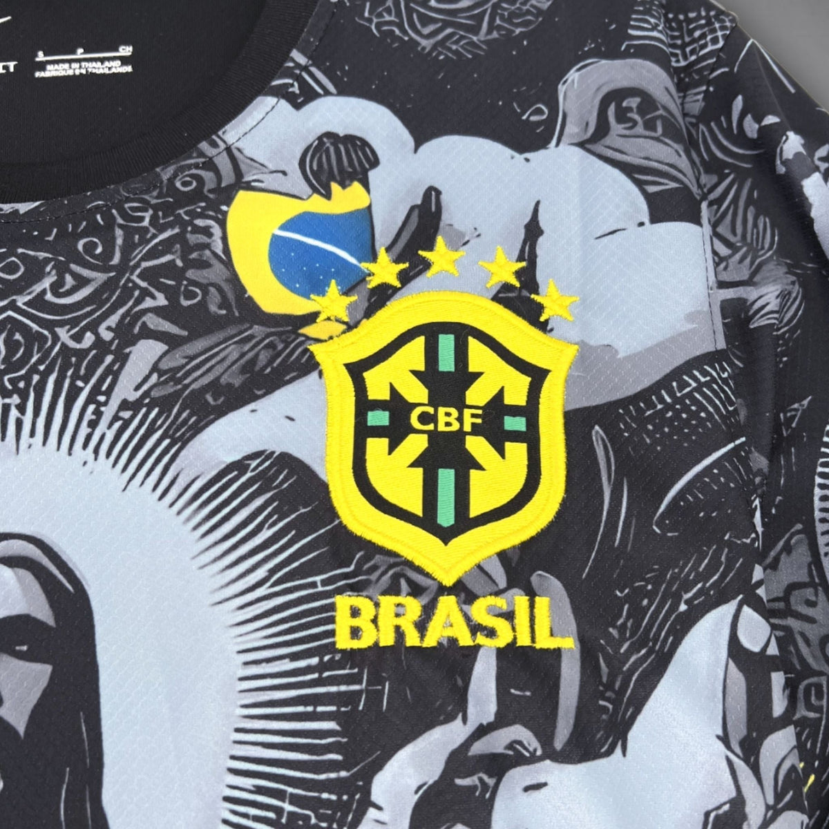 Brazil "Jesus" Premium Kit from FootballPrestige.club - Premium Football Kits