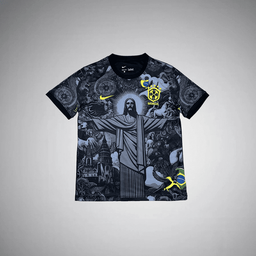 Brazil "Jesus" Premium Kit from FootballPrestige.club - Premium Football Kits