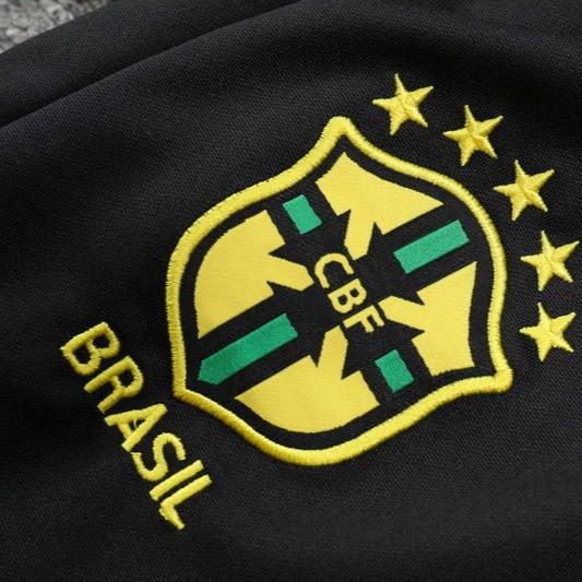Brazil "Jesus" Premium Tracksuit from FootballPrestige.club - Premium Football Kits