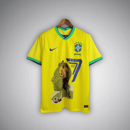 Brazil "Pelé 77/92" Premium Kit from FootballPrestige.club - Premium Football Kits