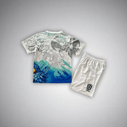 Brazil "Rio Rise" Premium Kids Size Kit from FootballPrestige.club - Premium Football Kits