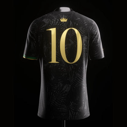 Brazil "The Prince" Premium Black Kit from FootballPrestige.club - Premium Football Kits