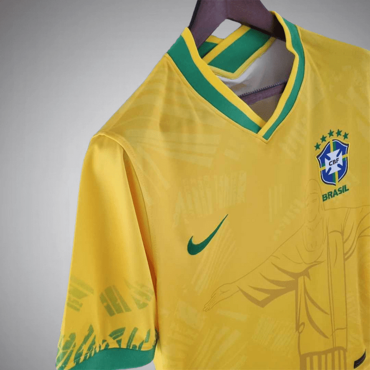 Brazil "The Redeemer" Premium Kit from FootballPrestige.club - Premium Football Kits