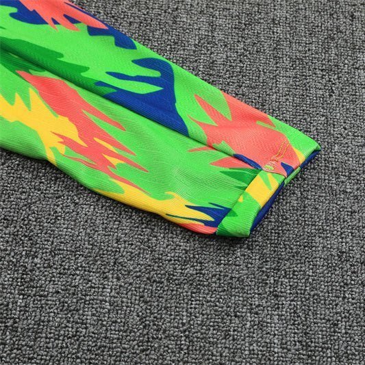 Brazil "Tropical Inferno" Premium Kids Size Tracksuit from FootballPrestige.club - Premium Football Kits