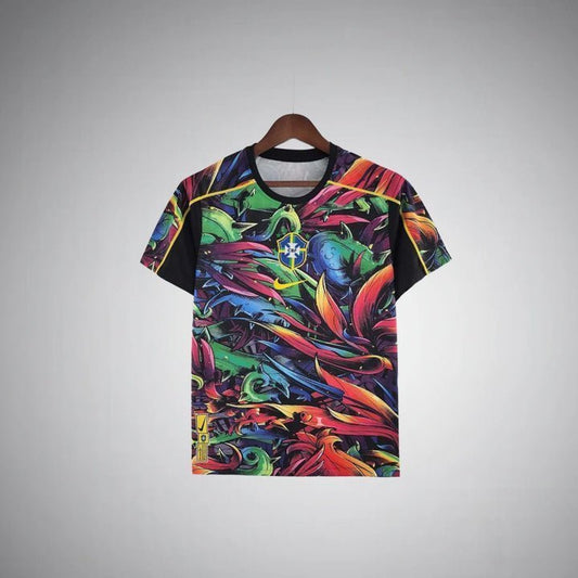 Brazil "Tropical Triumph" Premium Kit from FootballPrestige.club - Premium Football Kits