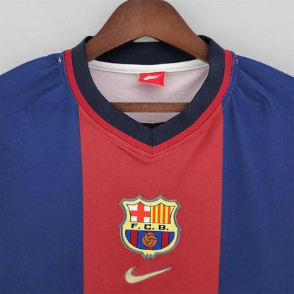 FC Barcelona 1998-1999 Retro Home Kit from FootballPrestige.club - Premium Football Kits