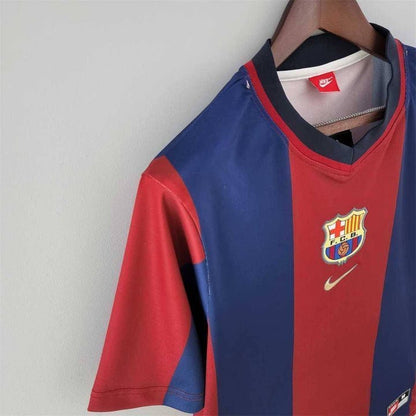FC Barcelona 1998-1999 Retro Home Kit from FootballPrestige.club - Premium Football Kits