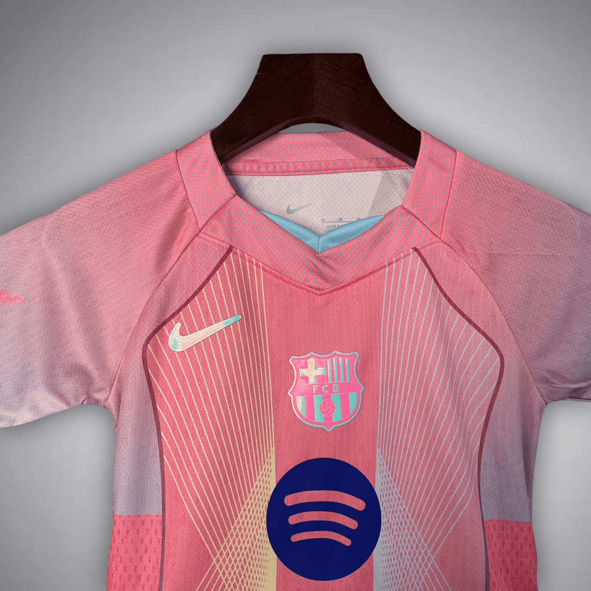 FC Barcelona "Aurora" Premium Kids Size Kit from FootballPrestige.club - Premium Football Kits
