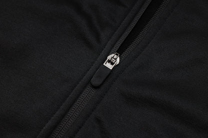 FC Barcelona Black Premium Tracksuit from FootballPrestige.club - Premium Football Kits