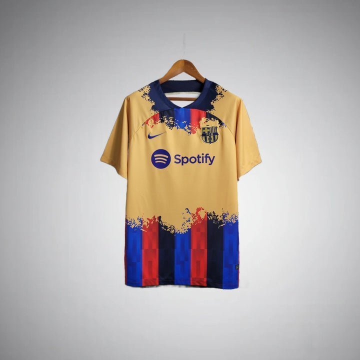 FC Barcelona "Catalan Pixel Fade" Premium Kit from FootballPrestige.club - Premium Football Kits