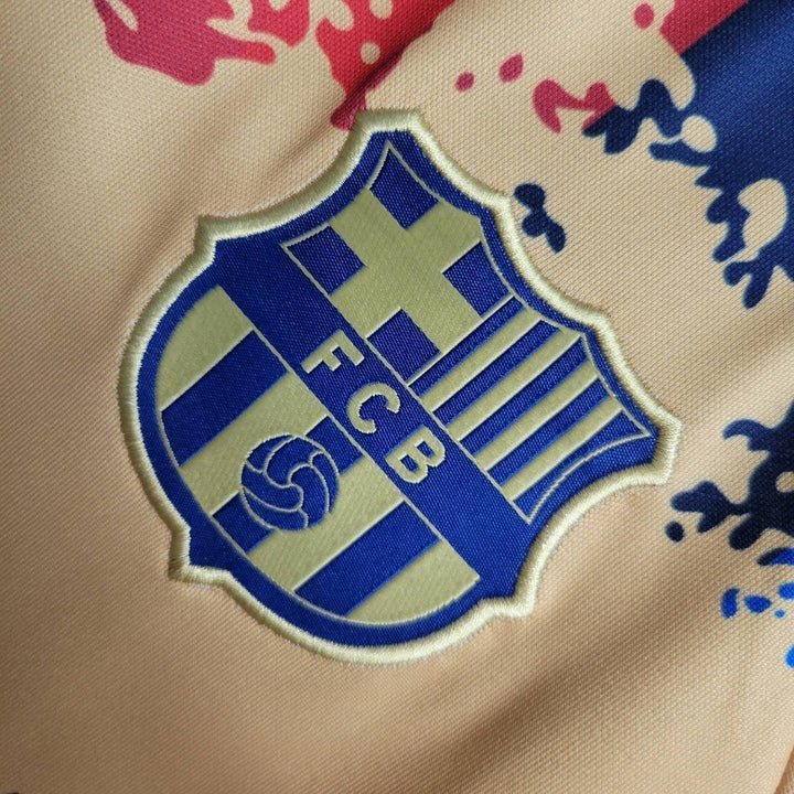 FC Barcelona "Catalan Pixel Fade" Premium Kit from FootballPrestige.club - Premium Football Kits