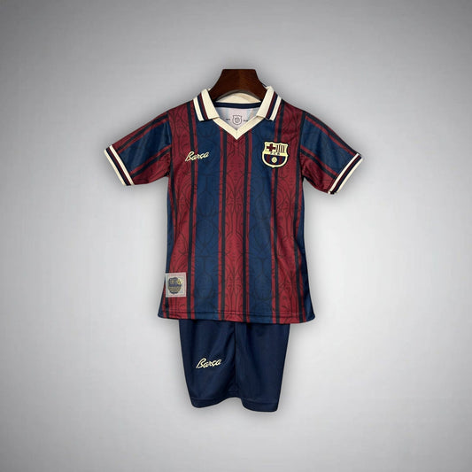 FC Barcelona "Catalan Roots" Premium Kids Size Kit from FootballPrestige.club - Premium Football Kits