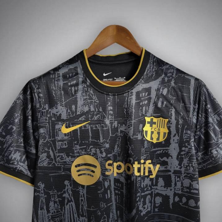 FC Barcelona "Cityscape Symphony" Premium Kit from FootballPrestige.club - Premium Football Kits