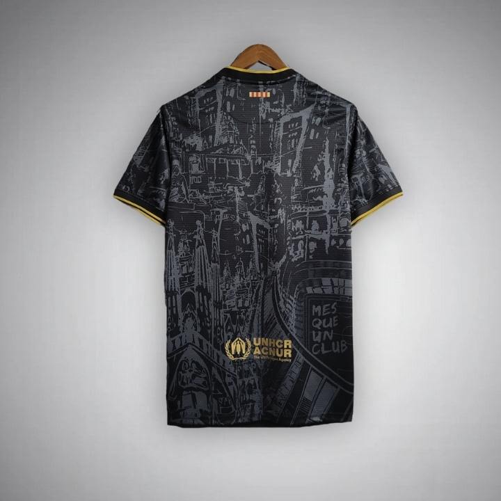 FC Barcelona "Cityscape Symphony" Premium Kit from FootballPrestige.club - Premium Football Kits
