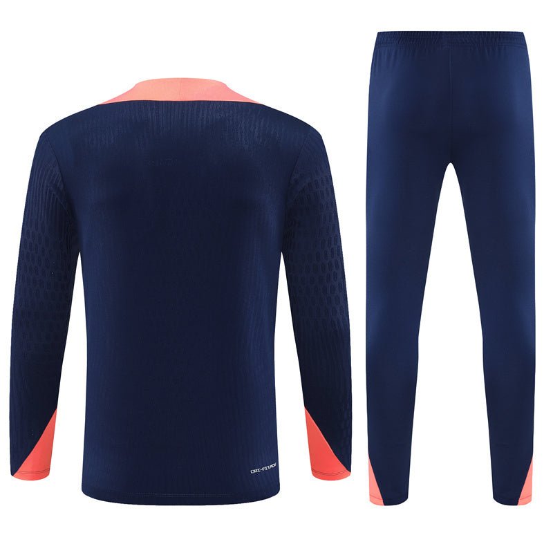 FC Barcelona "Comeback" Premium Kids Size Tracksuit from FootballPrestige.club - Premium Football Kits