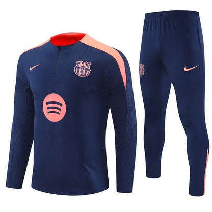 FC Barcelona "Comeback" Premium Kids Size Tracksuit from FootballPrestige.club - Premium Football Kits