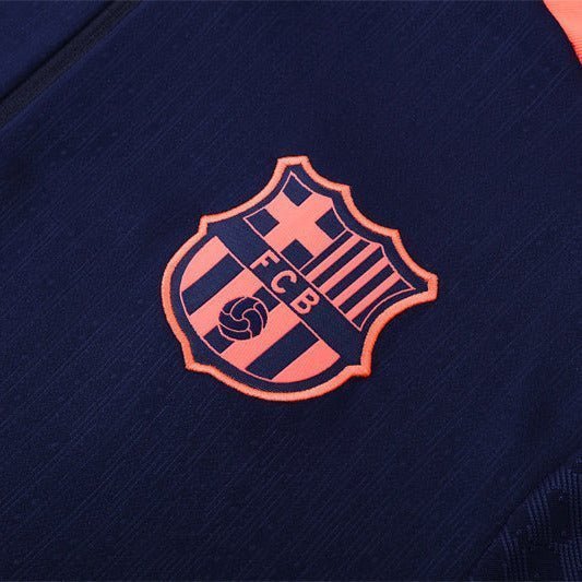 FC Barcelona "Comeback" Premium Kids Size Tracksuit from FootballPrestige.club - Premium Football Kits