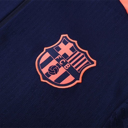 FC Barcelona "Comeback" Premium Kids Size Tracksuit from FootballPrestige.club - Premium Football Kits