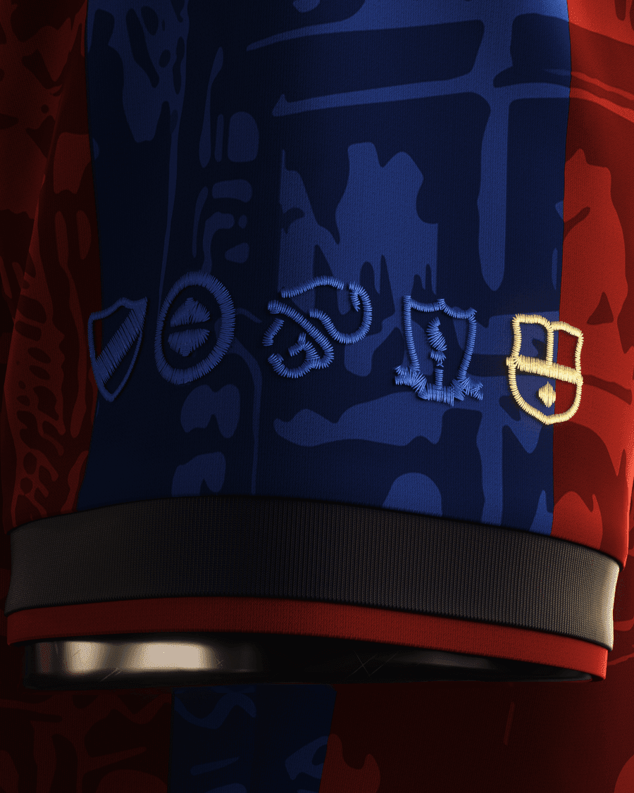 FC Barcelona "El Pistolero" Premium Kit from FootballPrestige.club - Premium Football Kits