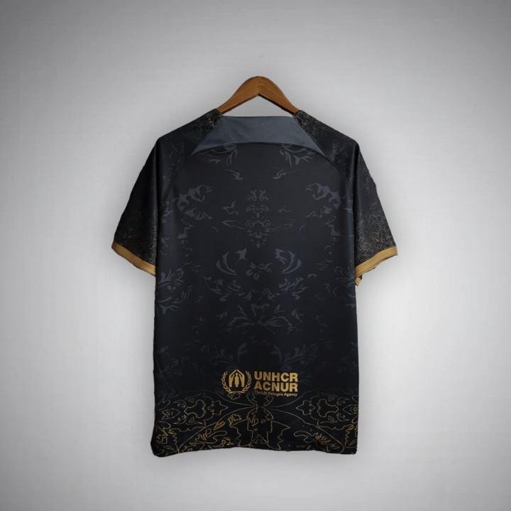 FC Barcelona "Golden Knight" Premium Kit from FootballPrestige.club - Premium Football Kits