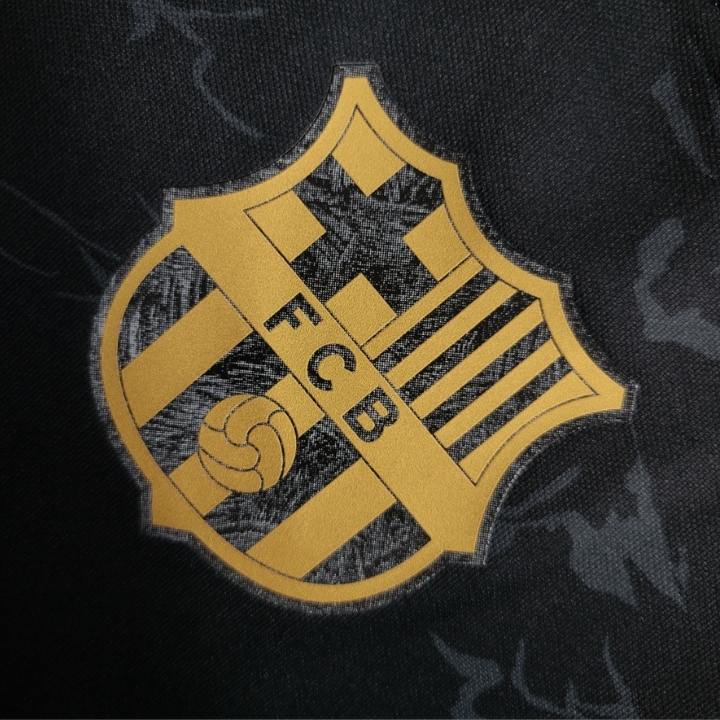 FC Barcelona "Golden Knight" Premium Kit from FootballPrestige.club - Premium Football Kits