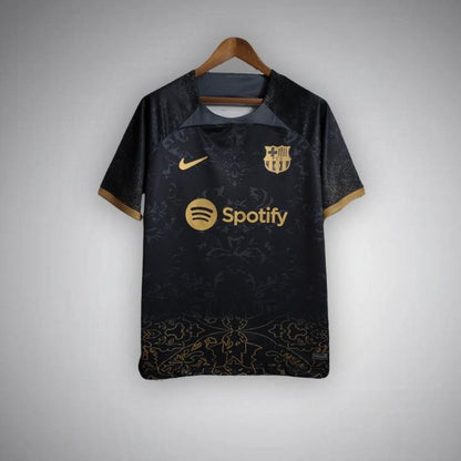 FC Barcelona "Golden Knight" Premium Kit from FootballPrestige.club - Premium Football Kits