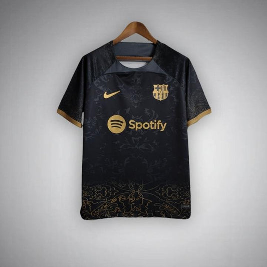 FC Barcelona "Golden Knight" Premium Kit from FootballPrestige.club - Premium Football Kits