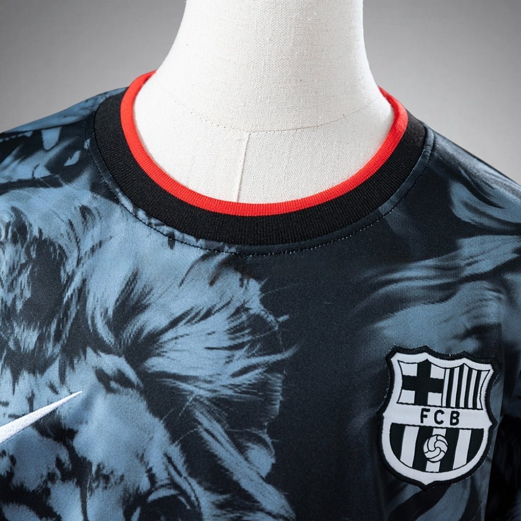 FC Barcelona "Lionheart" Premium Kids Size Kit from FootballPrestige.club - Premium Football Kits