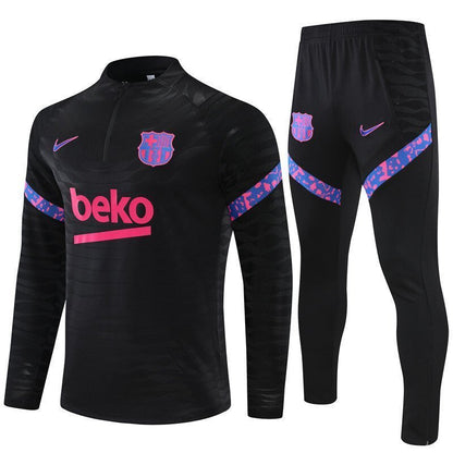 FC Barcelona "Marble Fade" Premium Kids Size Tracksuit from FootballPrestige.club - Premium Football Kits