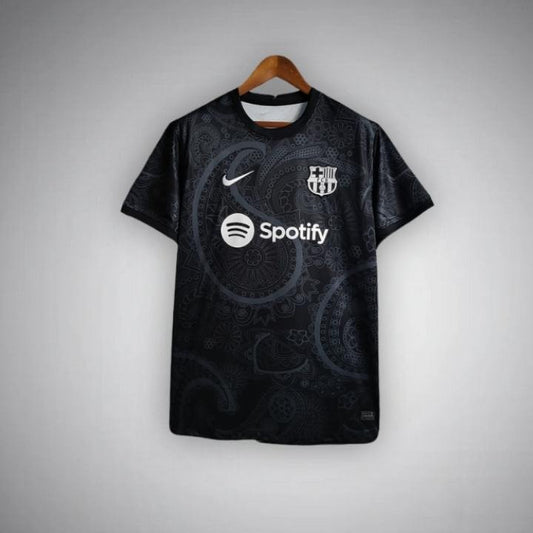 FC Barcelona "Noir Fleur" Premium Kit from FootballPrestige.club - Premium Football Kits