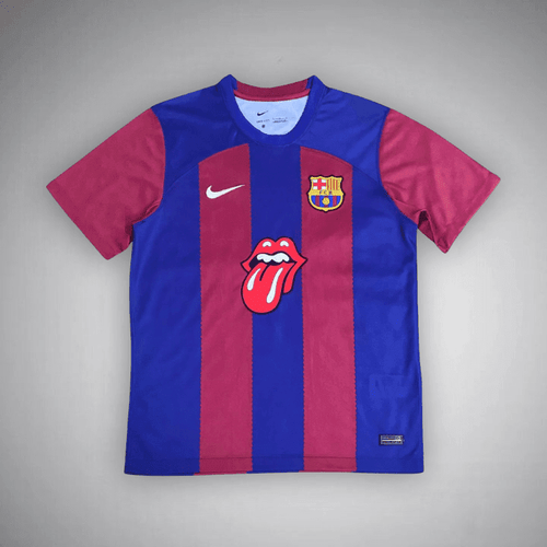 FC Barcelona "Tongue" Premium Kit from FootballPrestige.club - Premium Football Kits