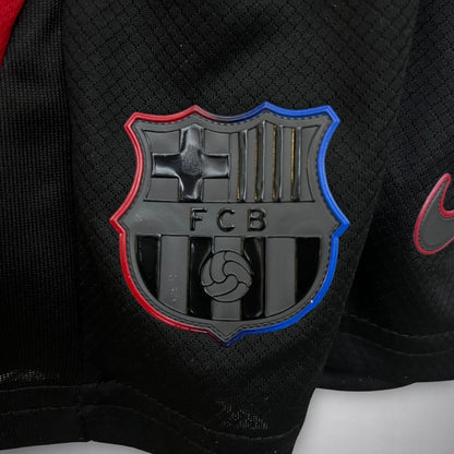 FC Barcelona x Cactus Jack Away Kids Size Kit from FootballPrestige.club - Premium Football Kits