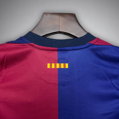 FC Barcelona x Cactus Jack Home Kids Size Kit from FootballPrestige.club - Premium Football Kits