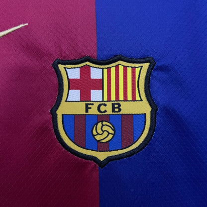 FC Barcelona x Cactus Jack Home Kids Size Kit from FootballPrestige.club - Premium Football Kits