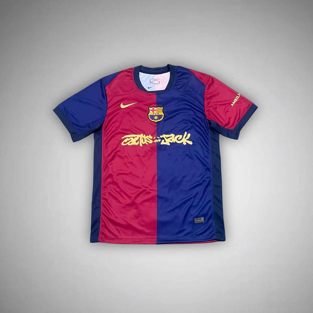 FC Barcelona x Cactus Jack Limited Edition Home Kit from FootballPrestige.club - Premium Football Kits