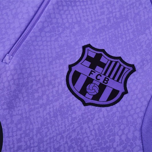 FC Barcelona x Mamba Premium Tracksuit from FootballPrestige.club - Premium Football Kits